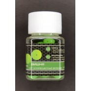 Плаваюча силіконова наживка, в діпі, EOS, Кулька, 10мм, 25шт/уп, Вишня, зелений